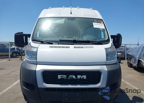 2021 Ram Promaster 2500 High Roof 136 Wb from USA, damaged, VIN 3C6LRVCG1ME574801